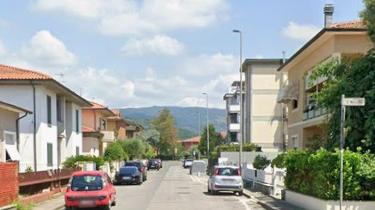 Un'immagine di via Verdi a Monsummano, zona residenziale