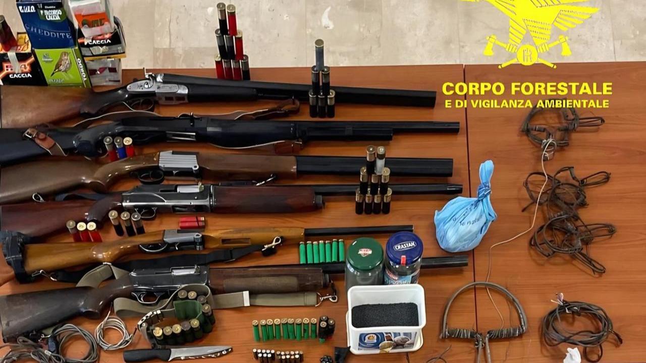 Bracconaggio e armi clandestine: in manette un uomo