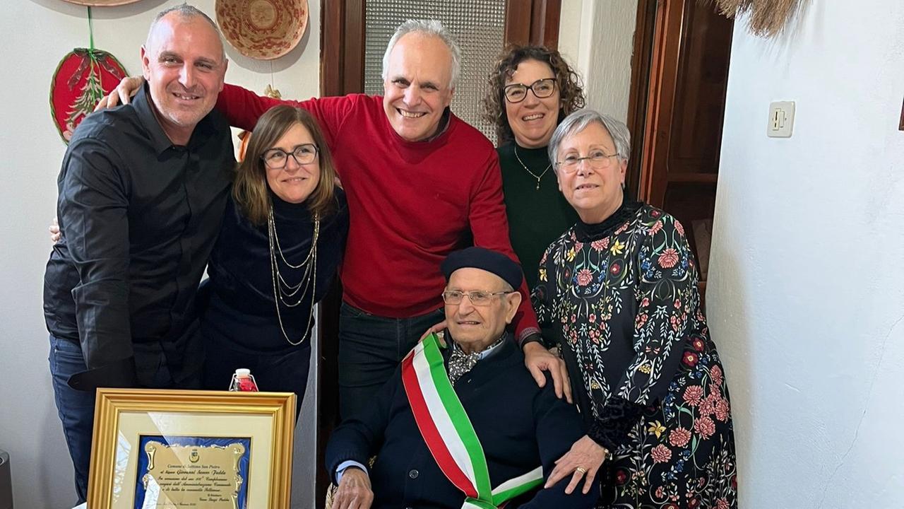 Giovanni Severo Fadda spegne cento candeline