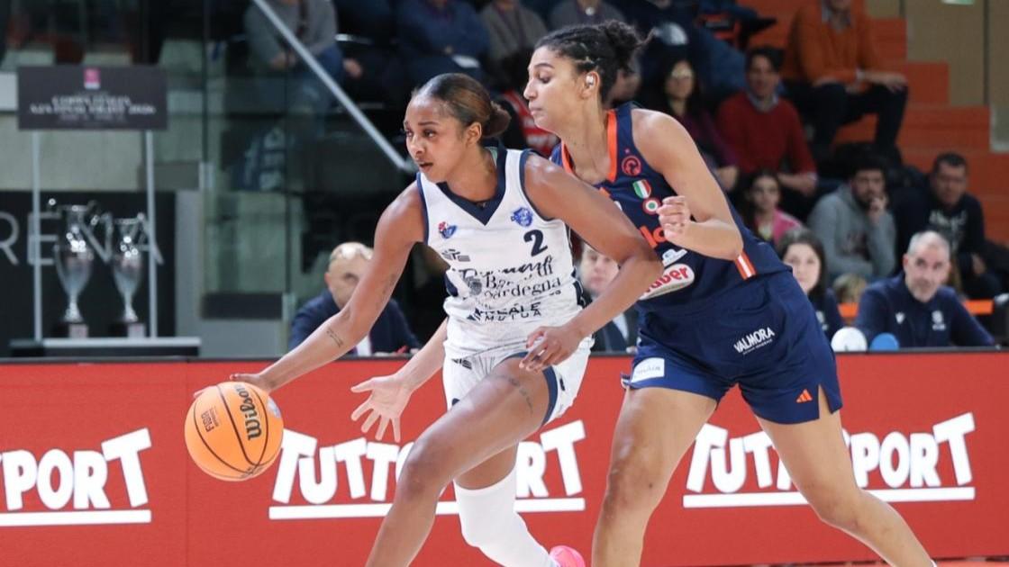 <strong>DiDi Richards</strong> in azione contro Schio