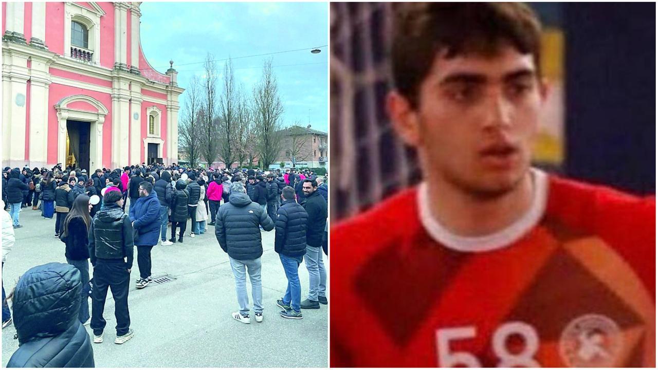 Lacrime alla Pieve di Nonantola per l’ultimo saluto a Saverio Foti, morto a 16 anni in un incidente