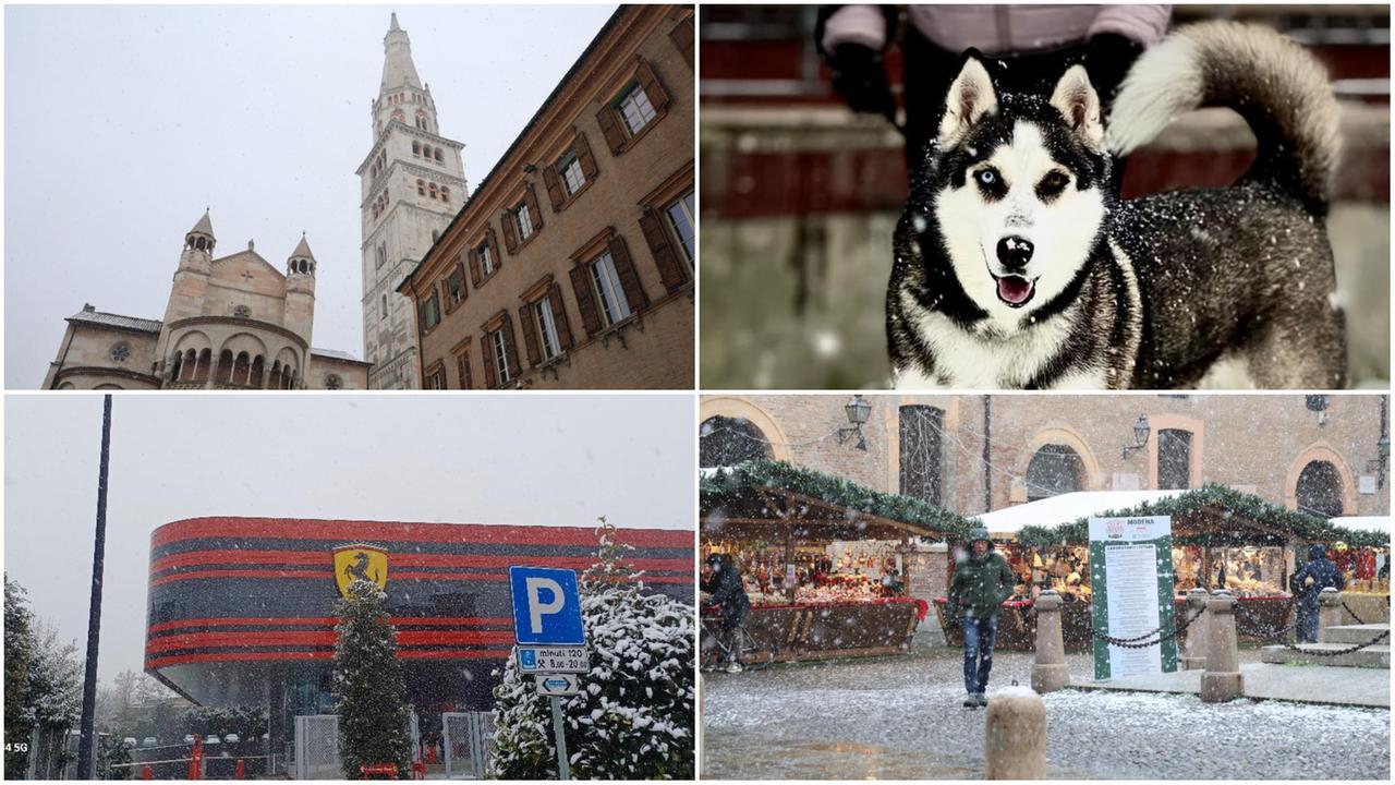 Modena si risveglia imbiancata: le foto più belle dalla provincia