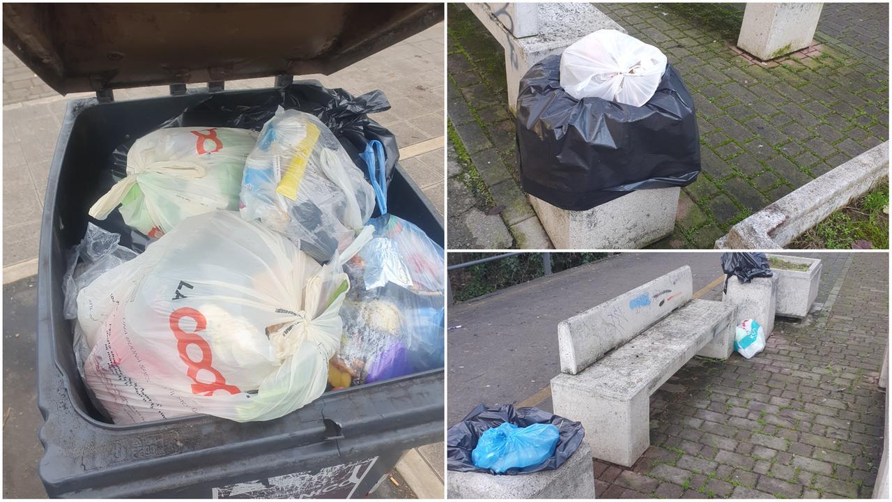 Rifiuti, è iniziato il conteggio delle aperture: «Ma si moltiplicano i sacchi abbandonati per strada»