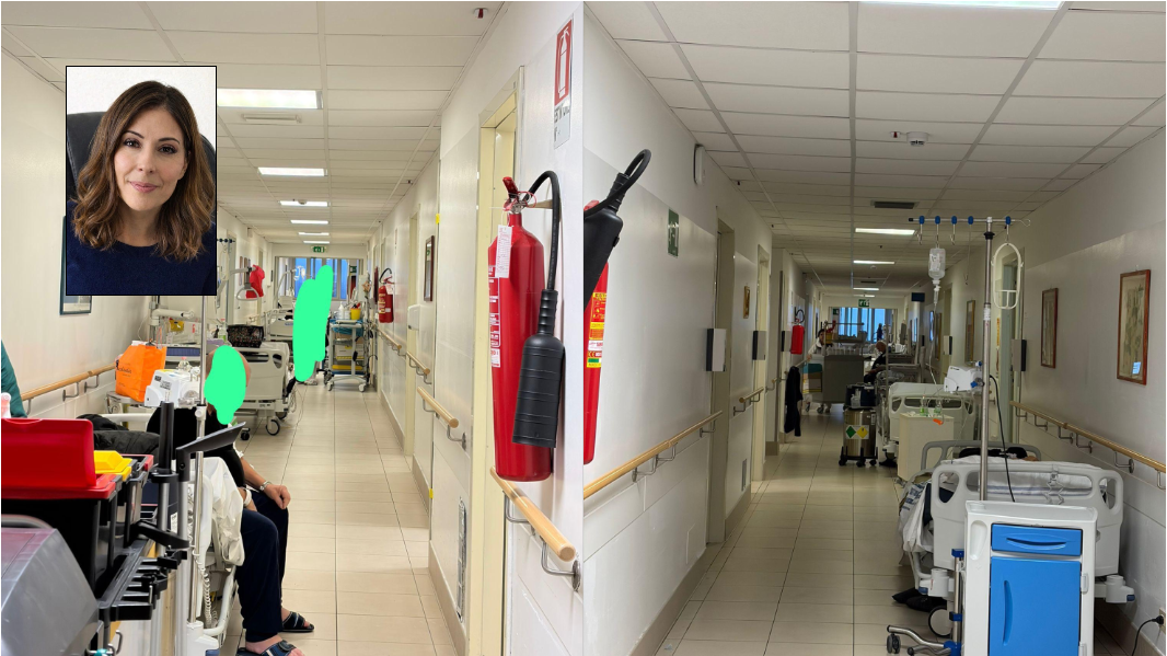 Ospedale di Nuoro in emergenza: «Pazienti in barella ammassati in corsia»