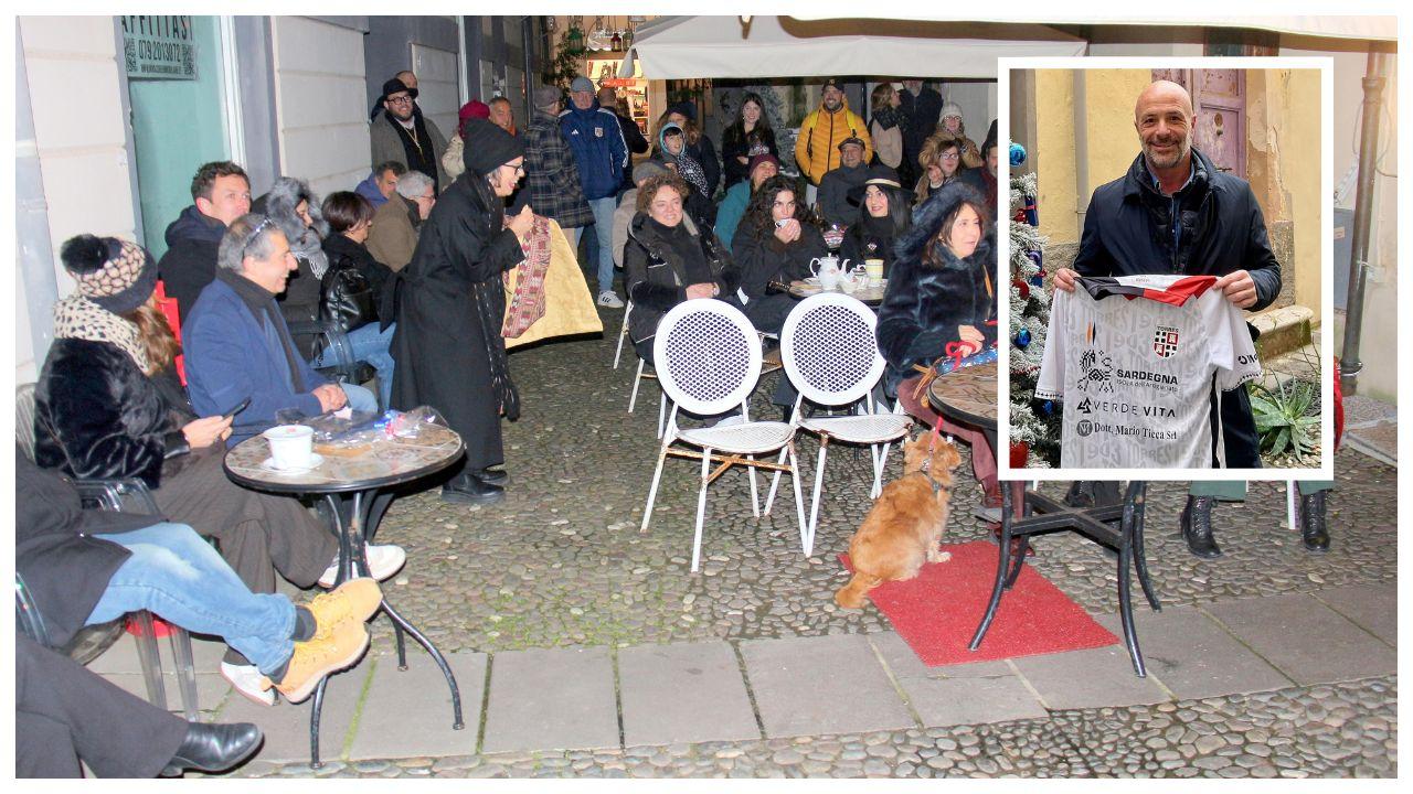 Sassari, la maglia della Torres fa volare l’asta di beneficenza in centro