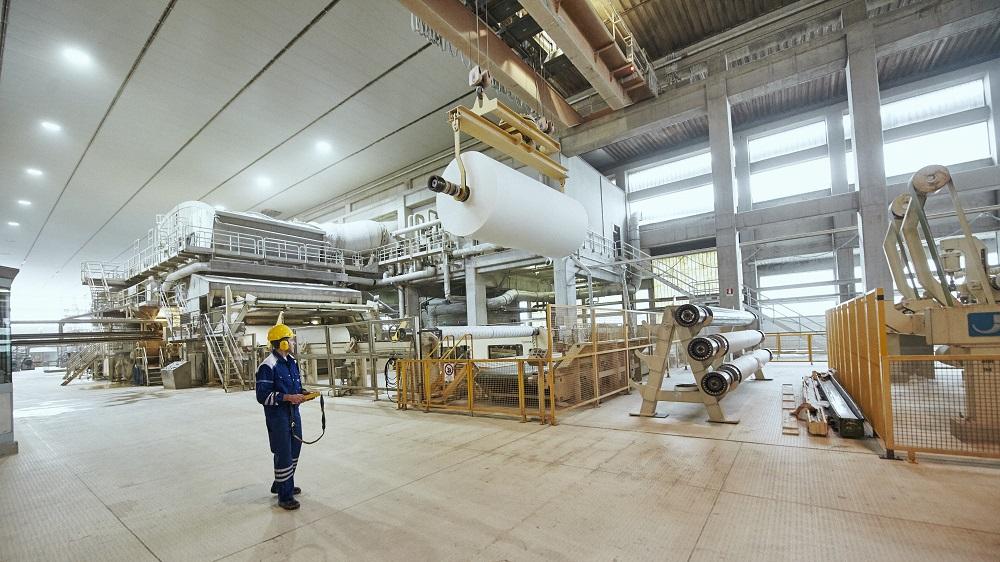 Una cartiera del gruppo Sofidel