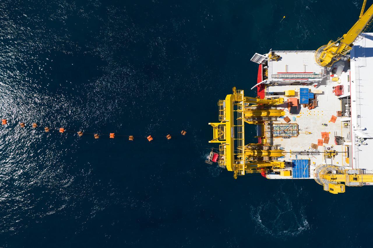 Completata la posa del ramo Ovest del Tyrrhenian link: collegherà Sicilia e Sardegna