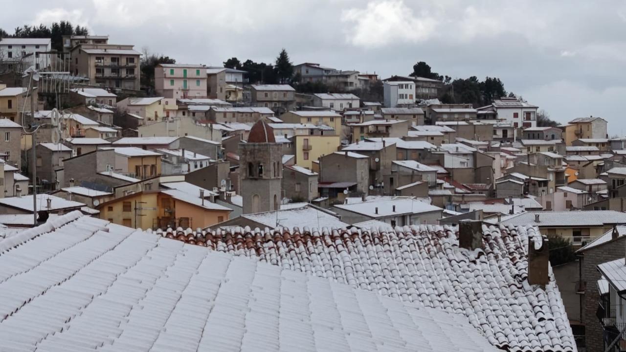 Ollolai sotto la neve