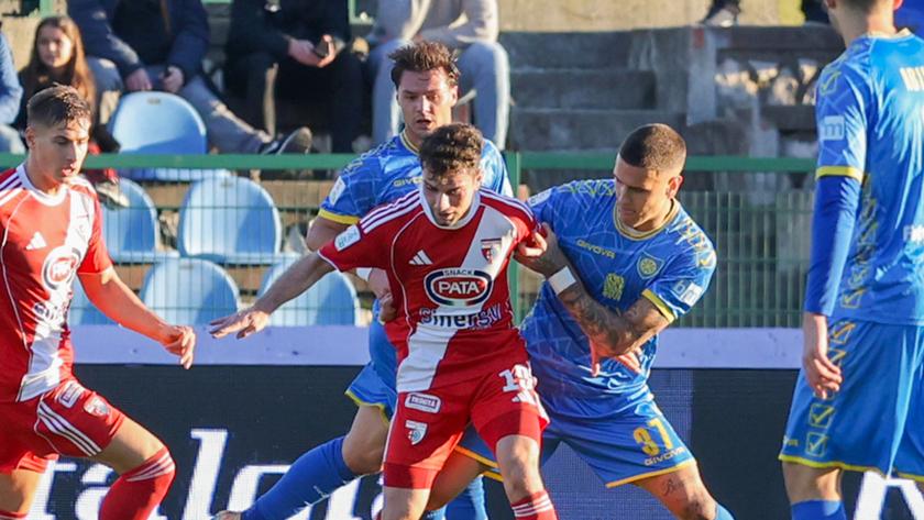 Un'azione dell'ultimo match