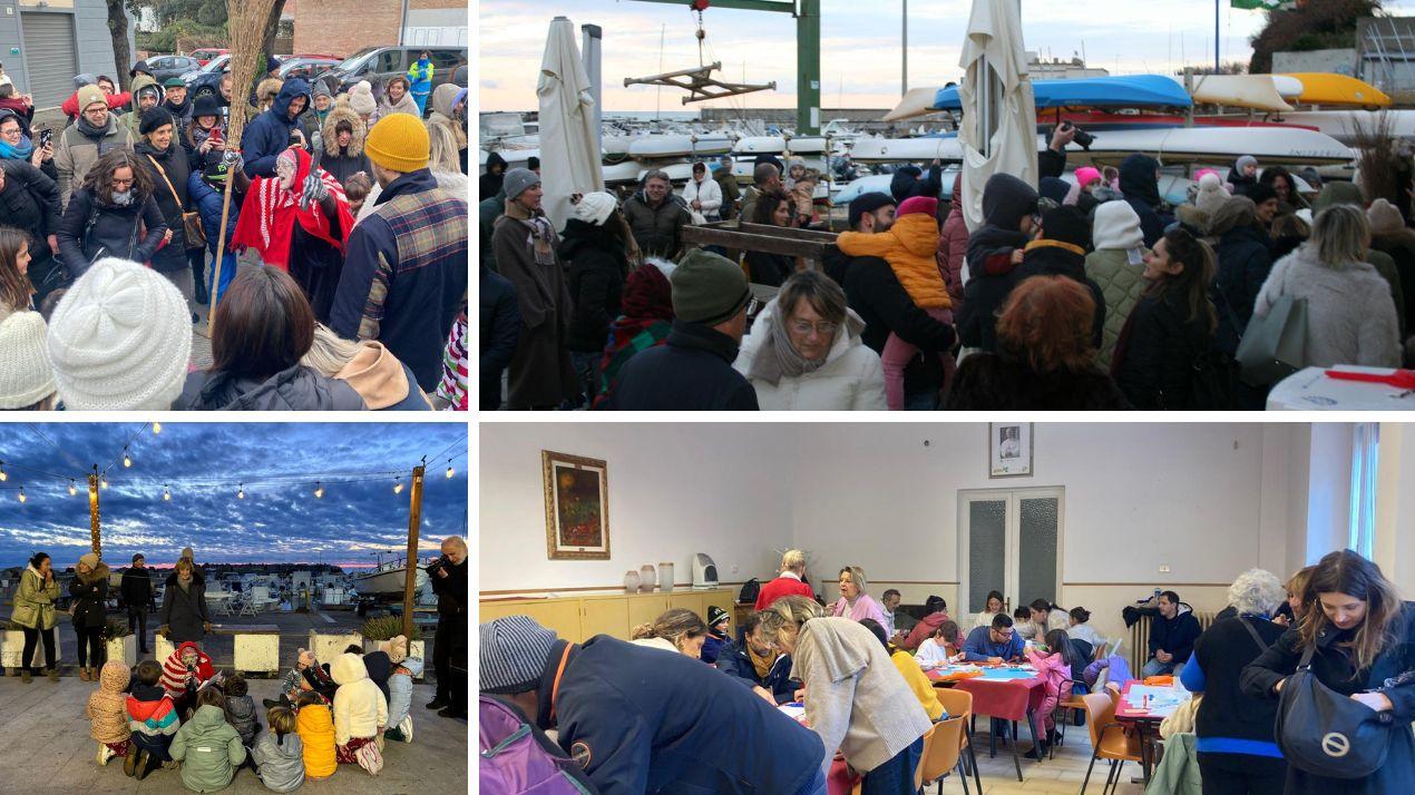 Livorno e la befana di Antignano gremita di bambini