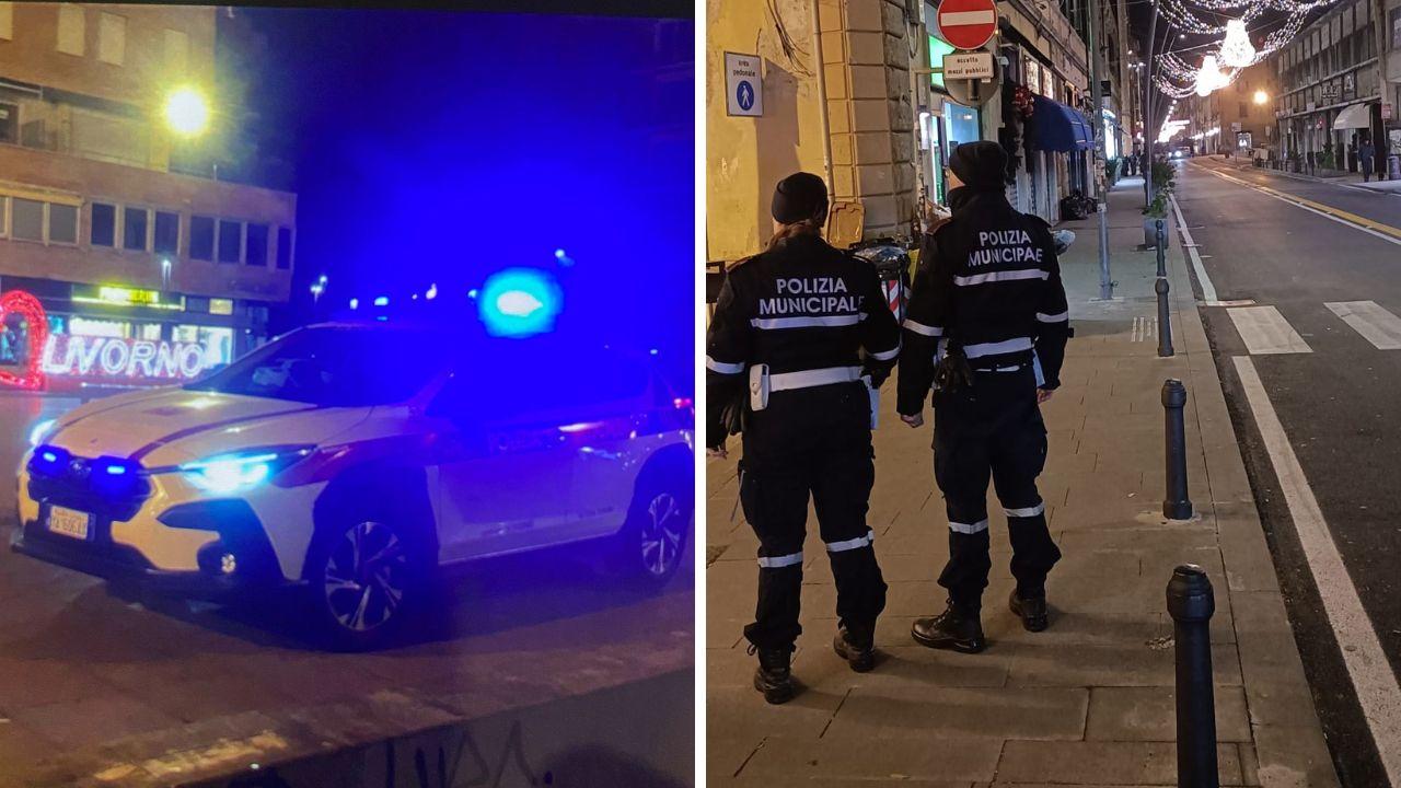 
	Il presidio della polizia municipale nelle zone limitrofe a via Cambini

