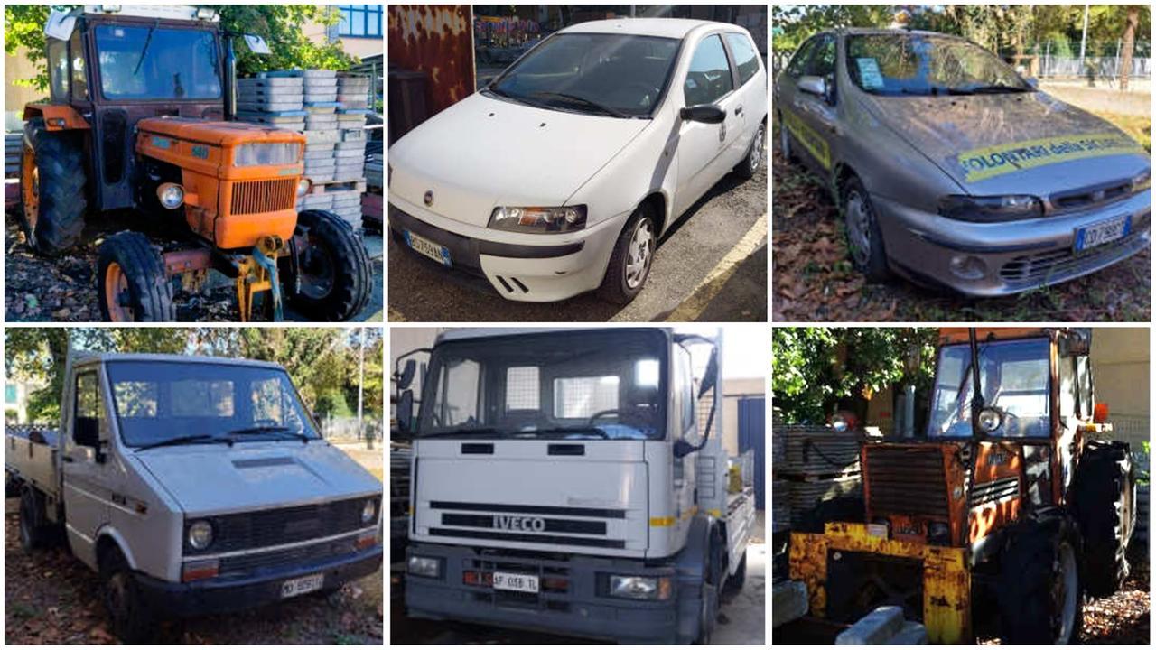 Trattori, camion, auto: il Comune di Formigine mette all’asta vecchi veicoli e attrezzature