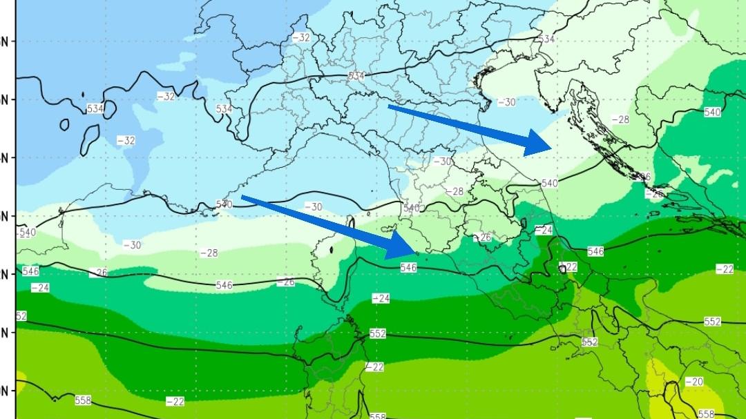 Maltempo in Toscana, quota neve in diminuzione. Attenzione ai temporali