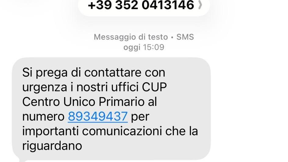 Sms dal Cup ma è falso: ecco la truffa che sfrutta la paura sulla salute – i numeri segnalati
