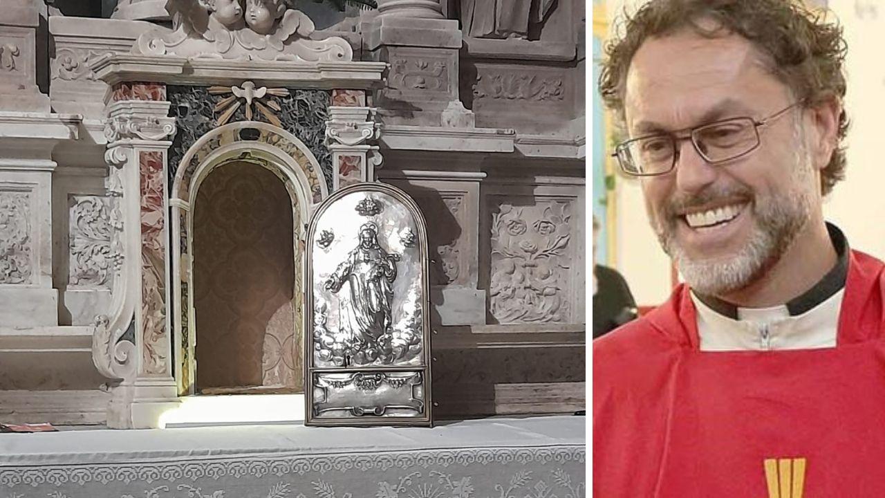 Quinto furto sacrilego in Duomo a Carrara, parla don Piero: «Le telecamere hanno ripreso tutto. Il futuro? Vedremo...»