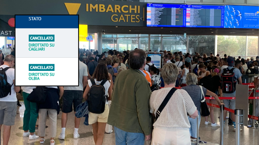 La Sardegna nella morsa del maestrale: voli dirottati da Alghero e disagi sui traghetti