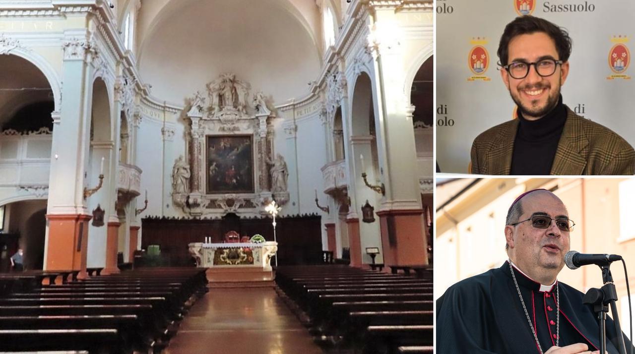 
	La chiesa di San Giorgio, il sindaco e il vescovo

