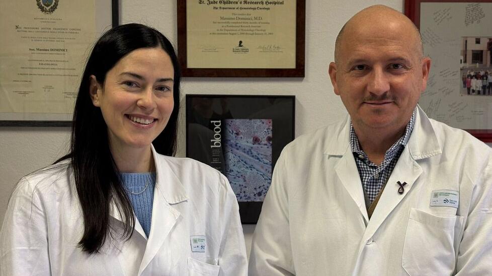 La prof. Angela Toss e il prof. Massimo Dominici