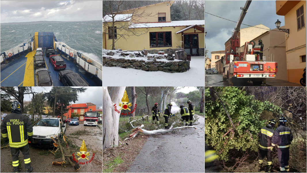 Raffiche di maestrale, mare in burrasca, grandine e neve: prorogata l’allerta meteo