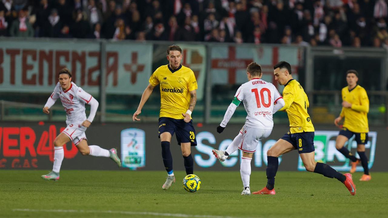 Un momento della sfida all'Euganeo