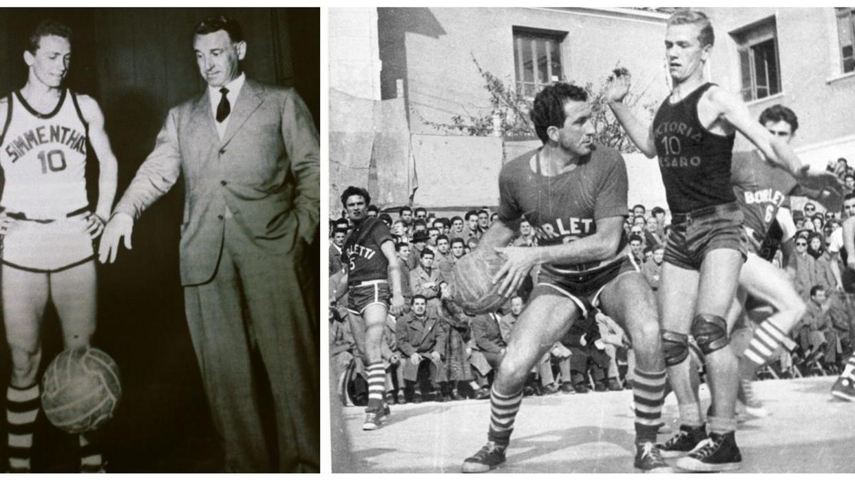 Il presidente Adolfo Bogoncelli presidente accanto il “pupillo” Cesare Rubini