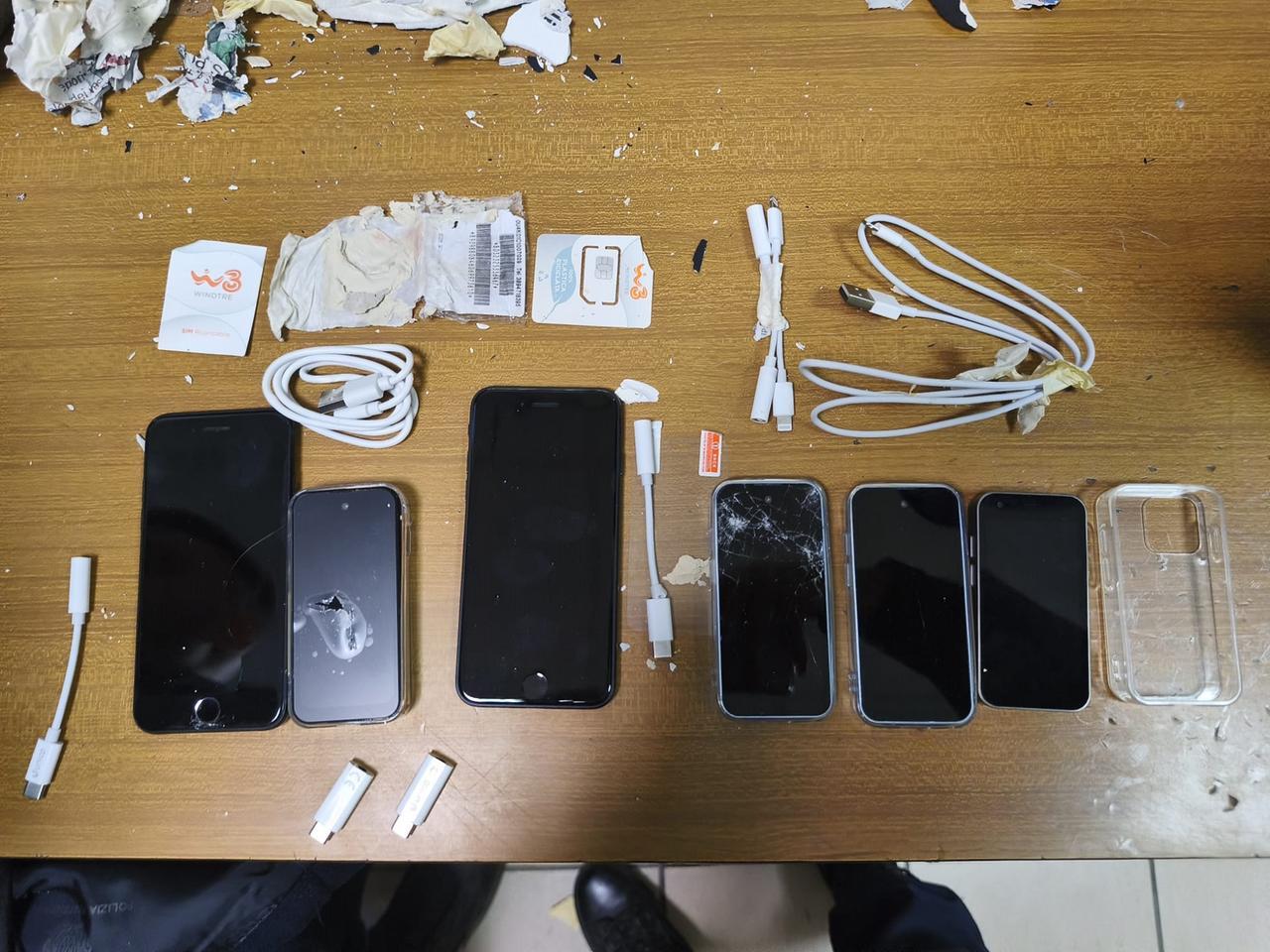 Livorno, sequestrati nove cellulari alle Sughere: erano entrati con i droni