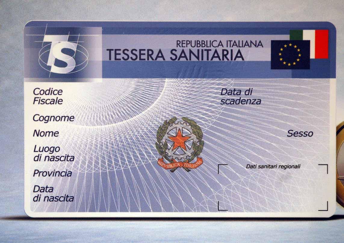 presentazione tessera sanitaria