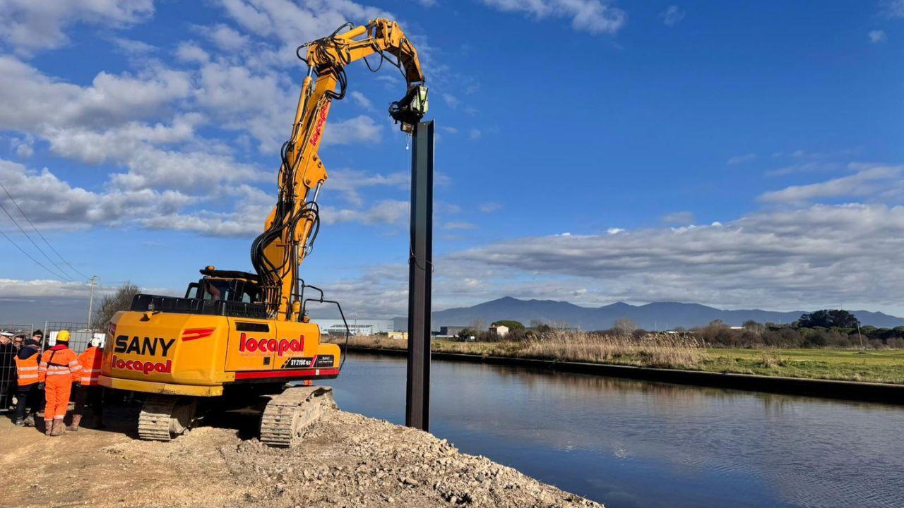 I lavori al Canale dei Navicelli 