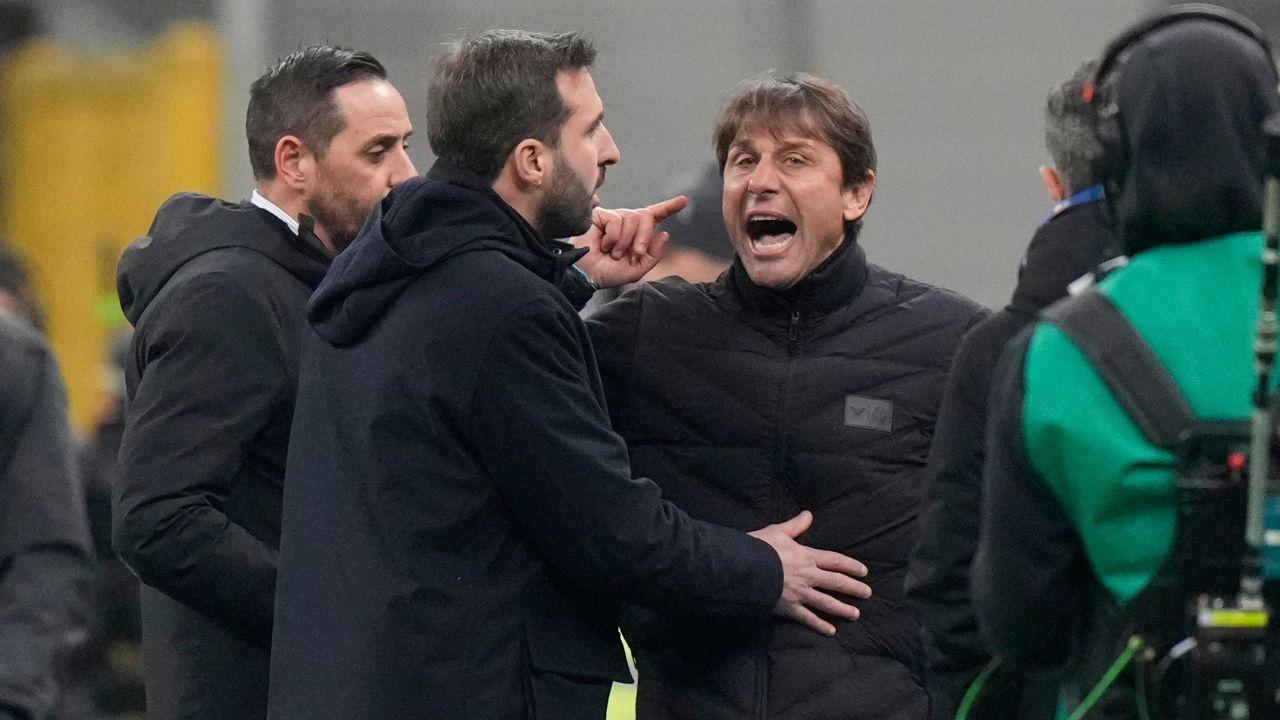 Antonio Conte e la sfuriata a San Siro