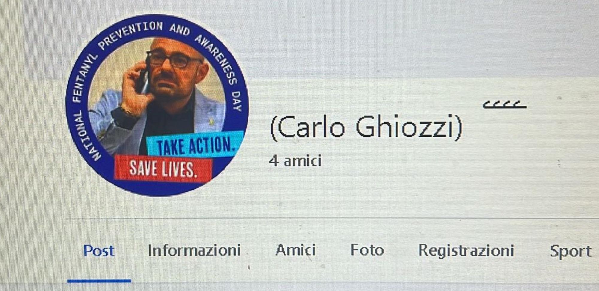 Il profilo di Carlo Ghiozzi quando venne violato