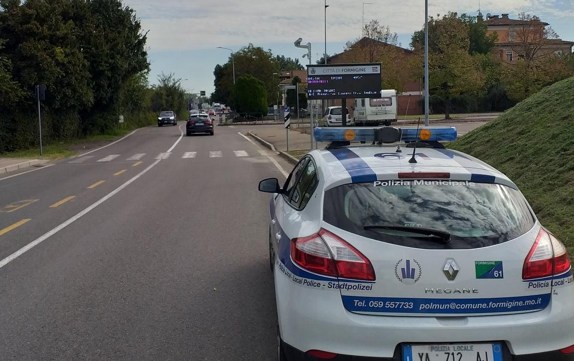 
	La polizia locale di Formigine ha denunciato l'automobilista


