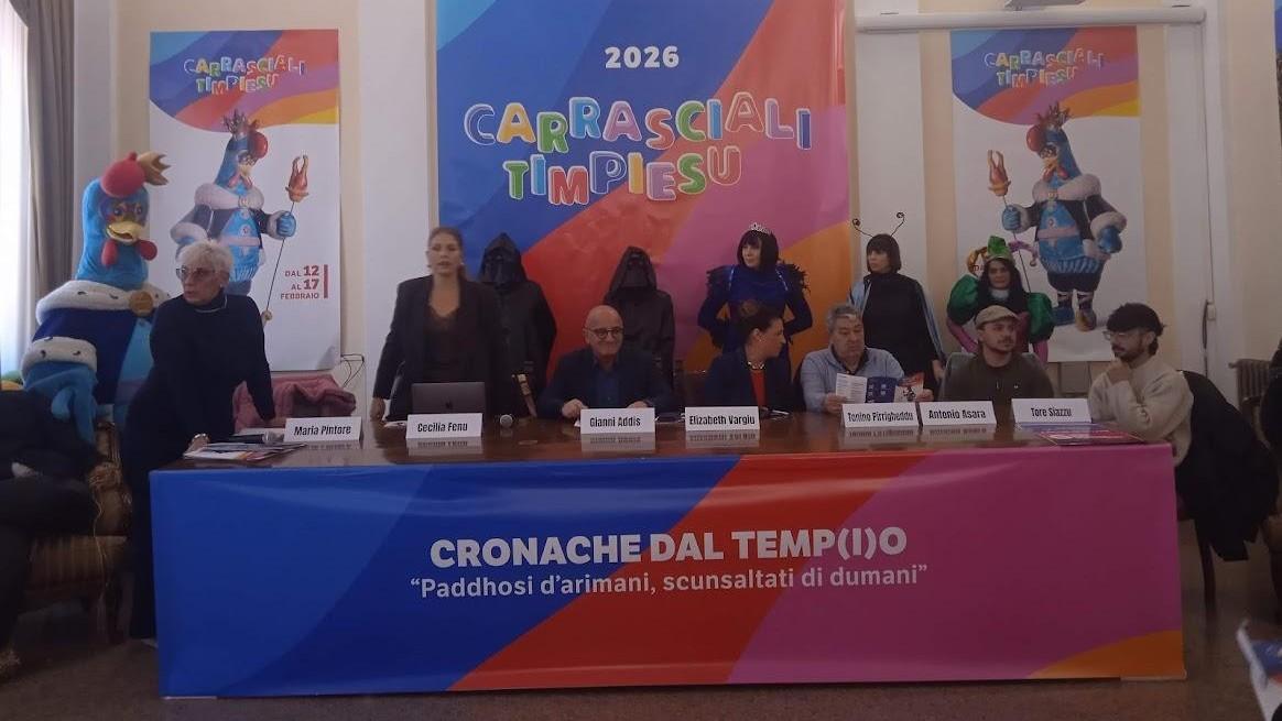 
	Presentato il programma del carnevale di Tempio 2026

