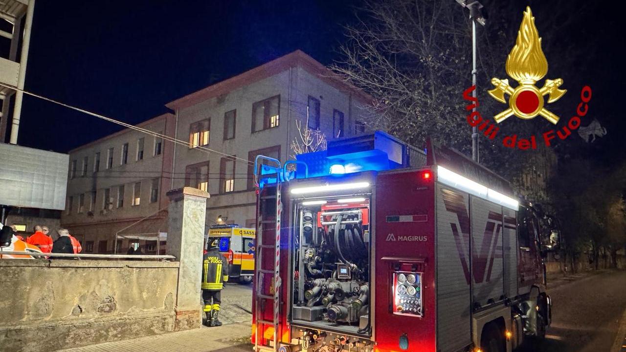 Sassari, a fuoco un condizionatore delle Cliniche di San Pietro: ecco cosa è successo