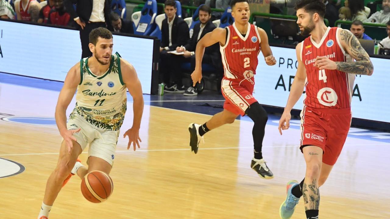 La Dinamo perde 75-94 con il Saragozza di Marco Spissu
