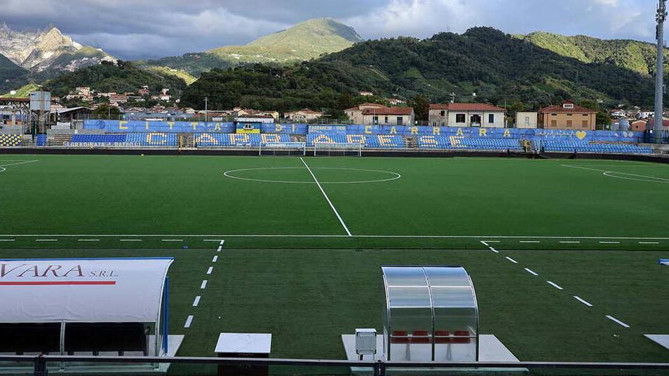 Lo stadio di Carrara