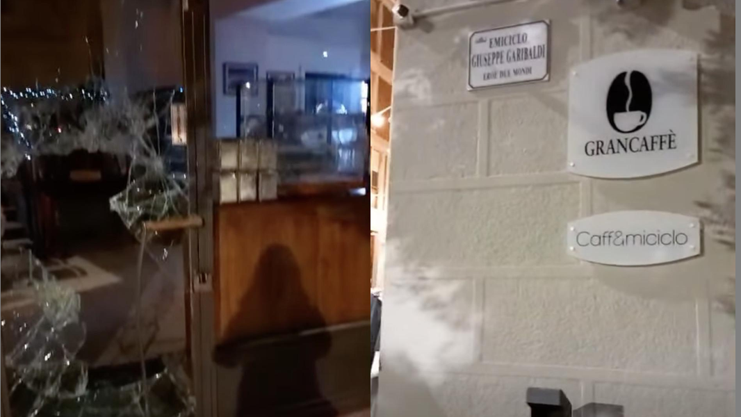 Ancora una spaccata in centro a Sassari, colpito il Caffè Emiciclo – VIDEO