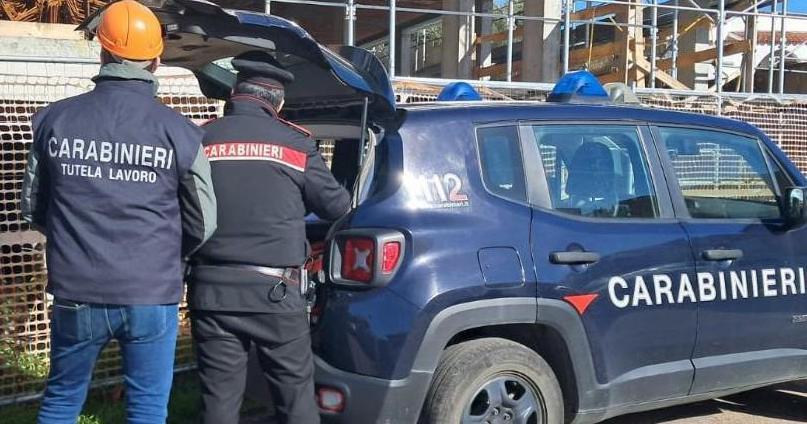 Gravi violazioni nel cantiere edile: sospesa l’attività e denunciato il titolare