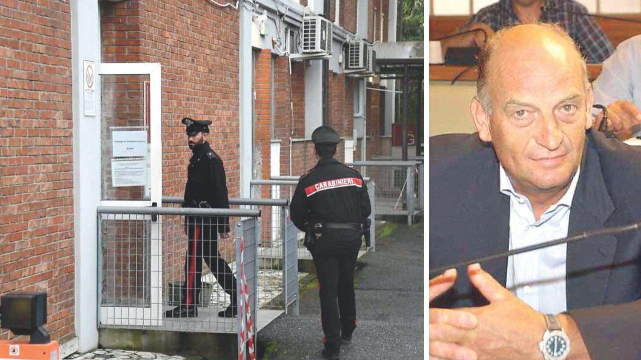 Giovanni Giusti e il blitz all’Asl (foto Cuffaro)