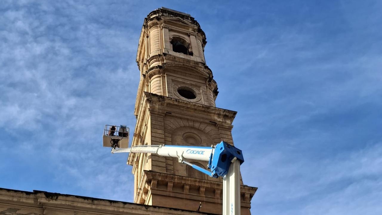 Nuova ispezione tecnica sul campanile della chiesa di san Giuseppe a Sassari