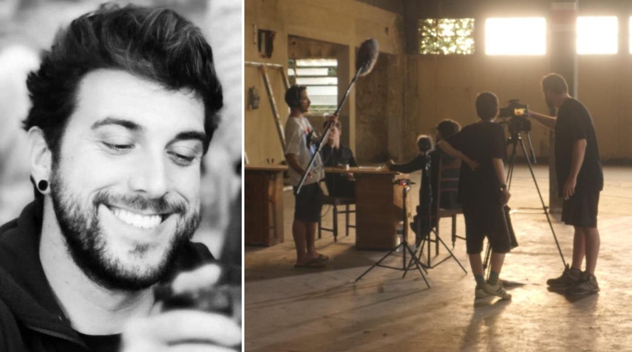 
	Alex Bernardi e il set del suo film

