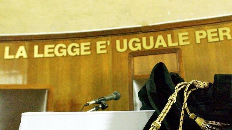 Un'aula di tribunale