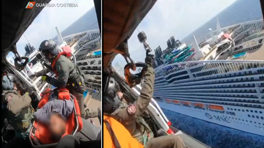 Ha un ictus sulla nave da crociera: intervento salvavita della Guardia costiera di Cagliari