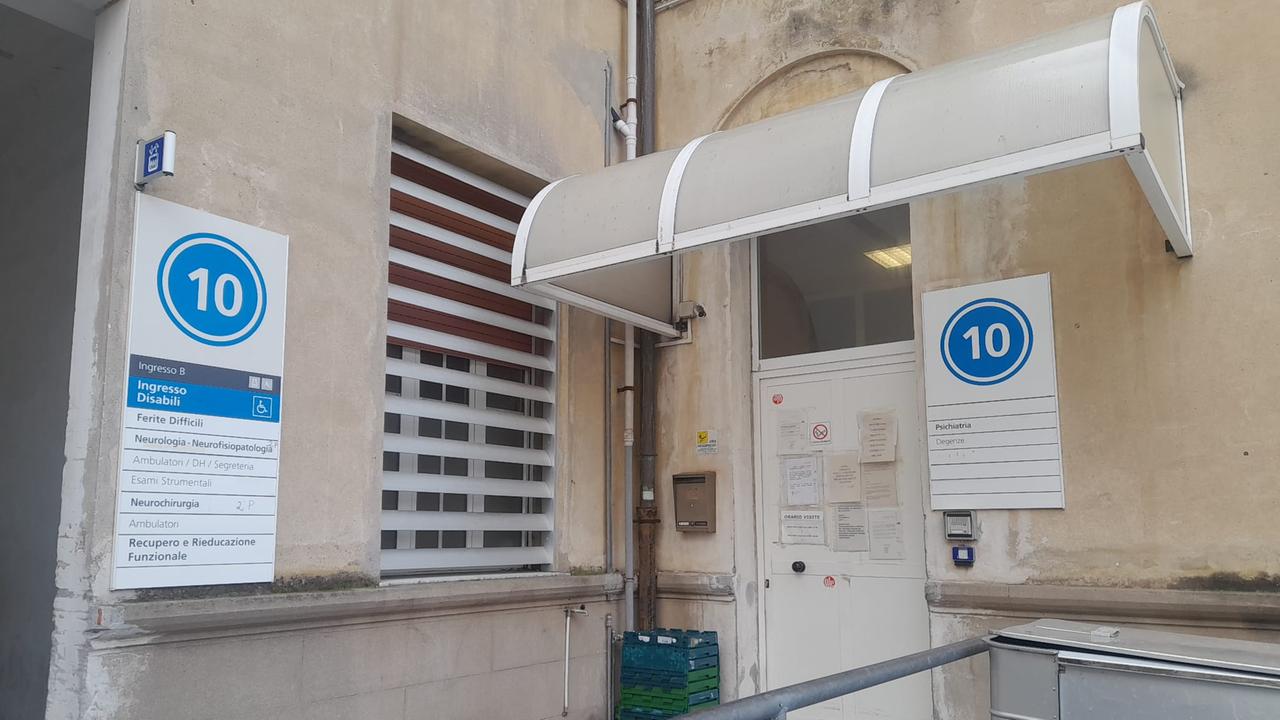 L'ingresso di psichiatria