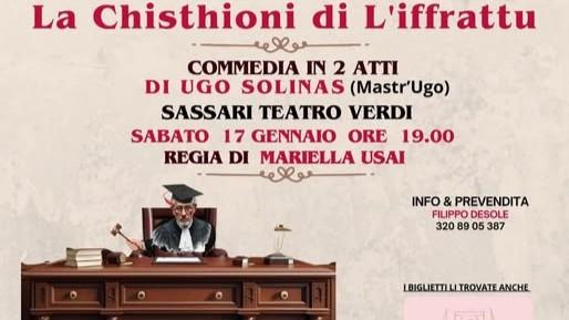 Sassari, tante risate al Verdi con “La chistioni di l’ifrattu”