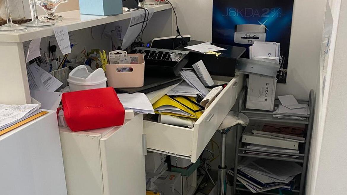 I segni del passaggio dei ladri