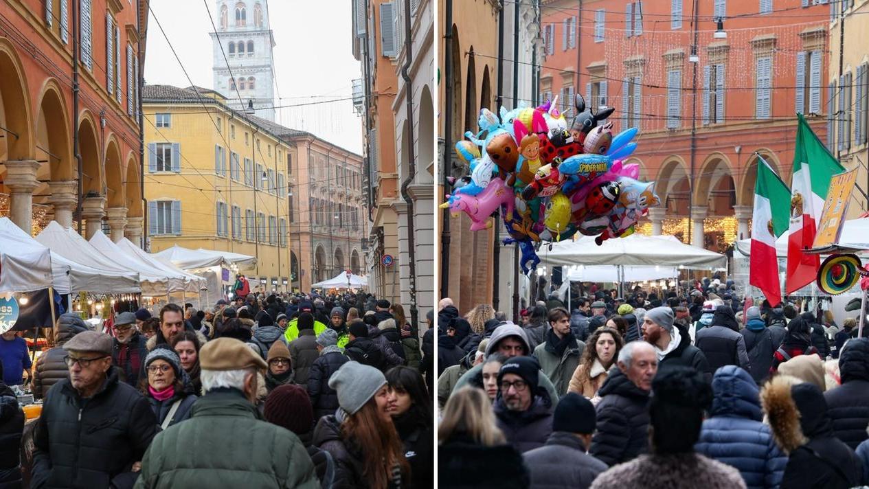 La fiera di Sant'Antonio (foto Facebook Comune di Modena)