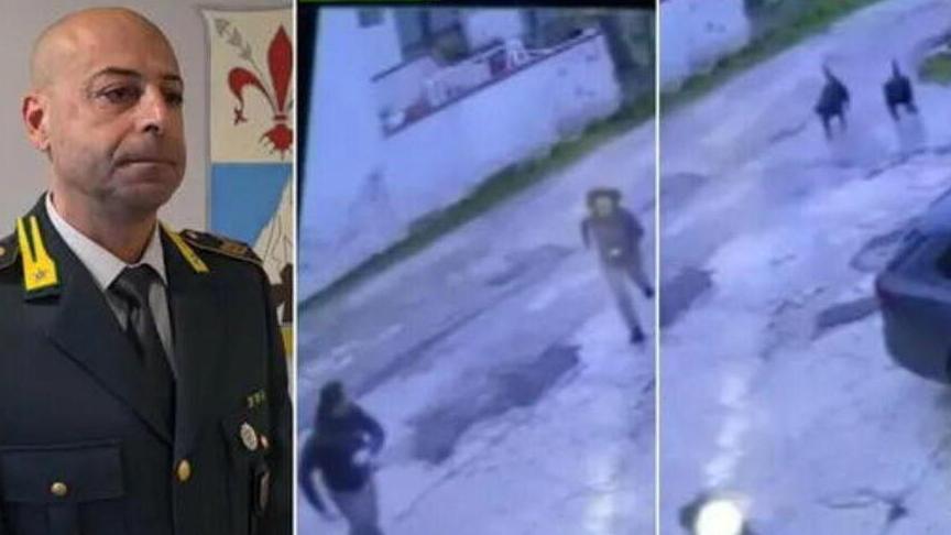 Il brigadiere Daniele Vitullo della Guardia di Finanza di Pisa ha salvato la bambina dai tre cani