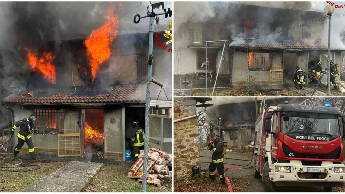 La casa incendiata a Montecreto è da abbattere: i due anziani hanno perso tutto