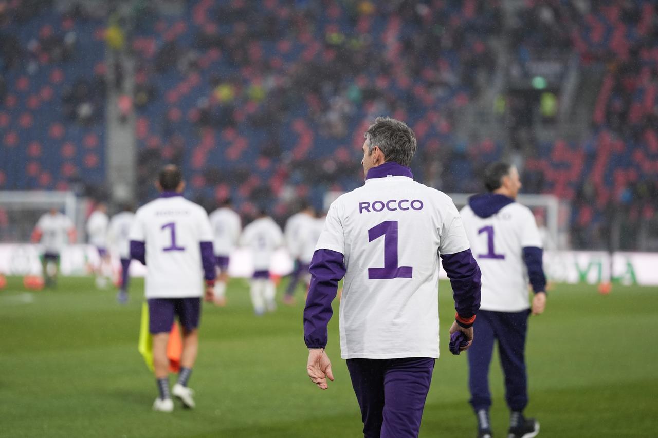 
	La maglia speciale prima del match

