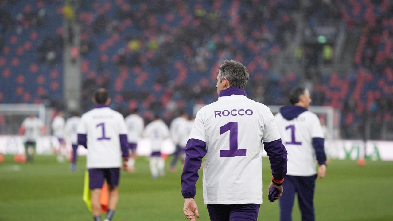 La maglia speciale prima del match
